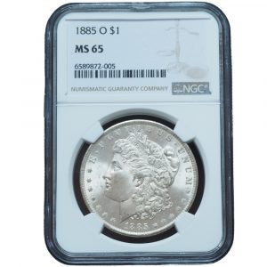 1885 O Morgan Silver Dollar MS65 NGC