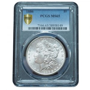 1886 Morgan Silver Dollar MS65 PCGS