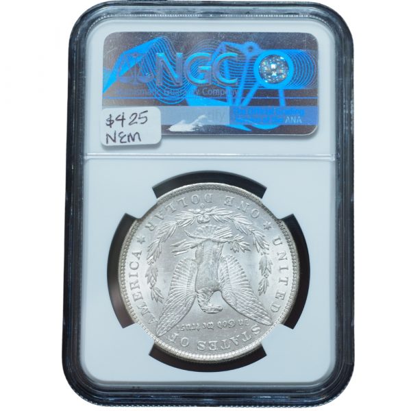 1886 O Morgan Silver Dollar AU58 NGC
