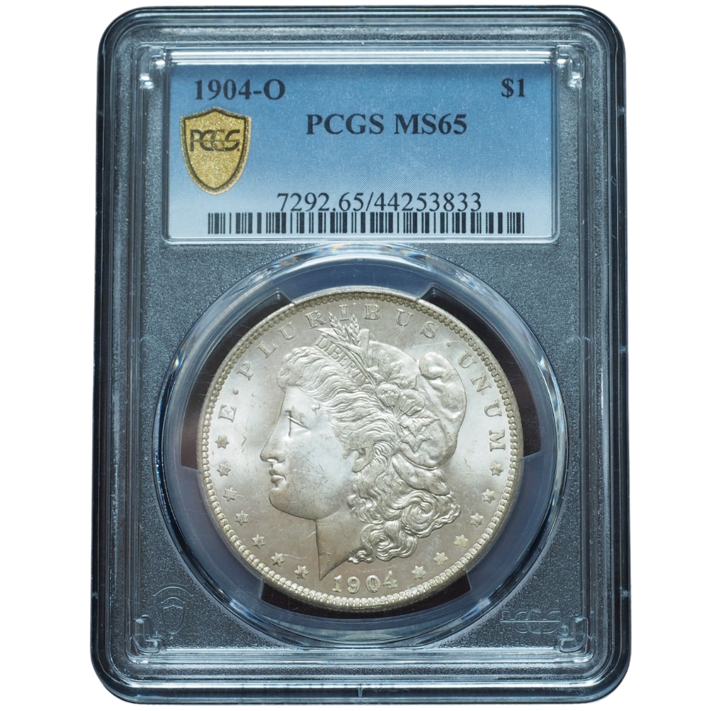 1904 O Morgan Silver Dollar MS65 PCGS Bright White #2