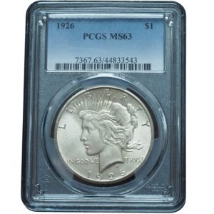 1926 Peace Dollar MS63 PCGS (