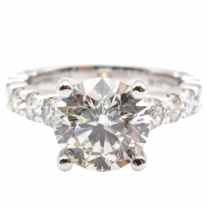 4 carat diamond engagement ring Arnold Jewelers