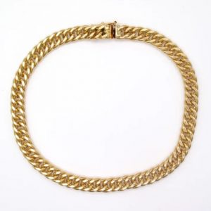 Curb Link Bracelet 14k Yellow 22.7 Grams