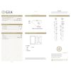 GIA Certified 1.27ctw Emerald Diamond Halo Engagement Ring certificate
