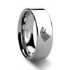 Game of Thrones House Stark Silver Ring- Tungsten