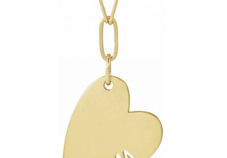Mama Heart Gold Necklace
