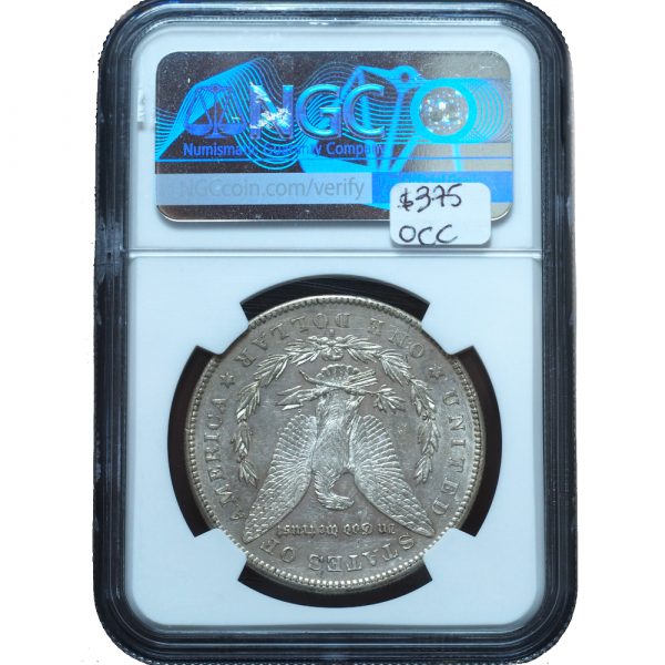 1879 S Reverse of 1879 Morgan Silver Dollar AU58 NGC