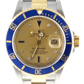 Pre-Owned Rolex 40MM Submariner (2001) Two Tone Model 16613