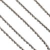 Rope Chain Link Necklace 18K White Gold ~ 20