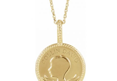 Son silhouette Necklace