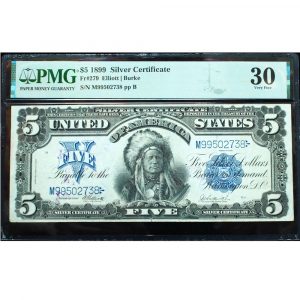 1899 $1 Silver Certificate Chief Fr. 279 PMG 30