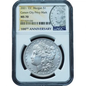 2021-CC Morgan Dollar MS70 NGC