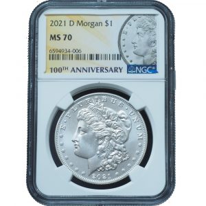 2021-D Morgan Dollar MS70 NGC