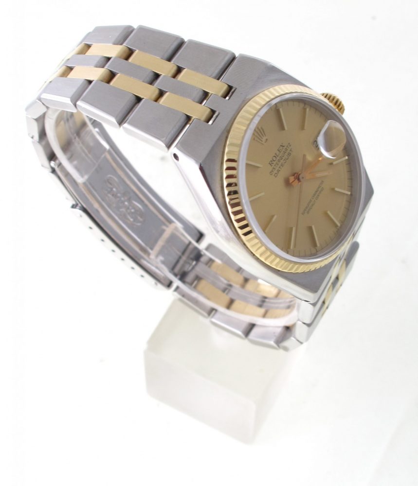 Buy Pre-Owned Rolex 36MM Two Tone Oyster Quartz Datejust (1980