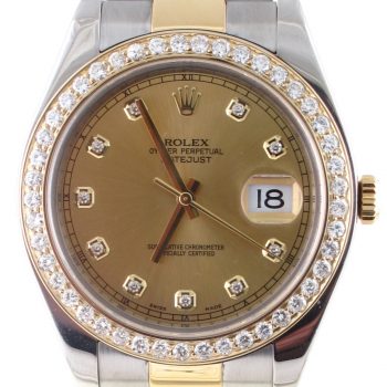 Pre-Owned Rolex 41MM Datejust II (2008) Two Tone 116333