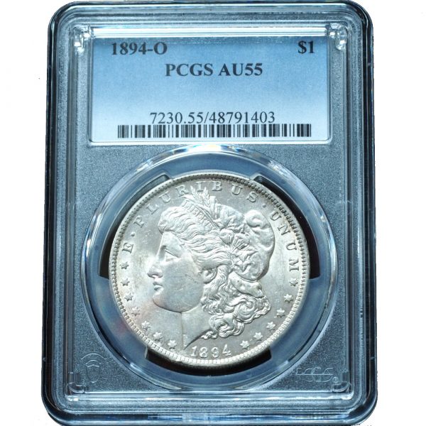 1894-O Morgan Dollar AU55 PCGS