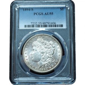 1894-S Morgan Dollar AU55 PCGS