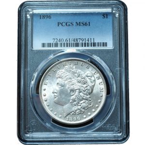 1896 Morgan Dollar MS61 PCGS