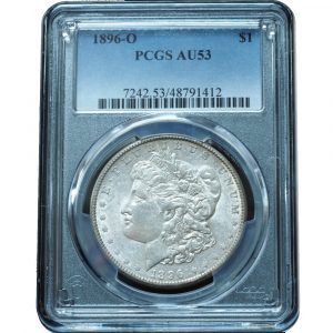1896-O Morgan Dollar AU53 PCGS