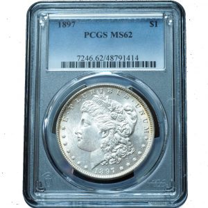 1897 Morgan Dollar MS62 PCGS
