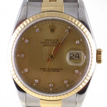 Pre-Owned Rolex 36MM Two Tone Datejust (1989) 16233