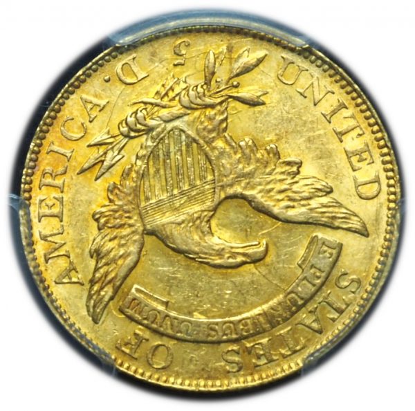 1812 $5 Gold Half Eagle UNC PCGS