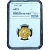 1854-O $3 Gold Indian Princess AU55 NGC
