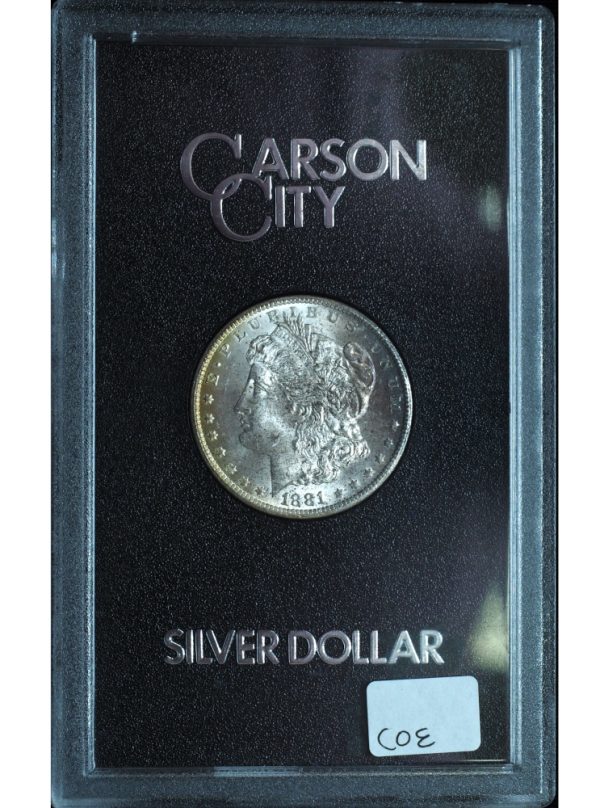 1881-CC Morgan Dollar GSA Toned