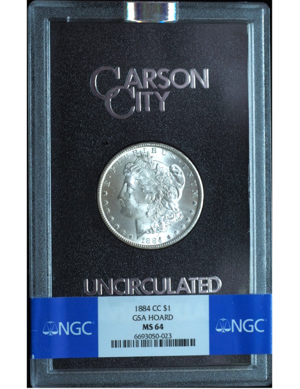 1884-CC Morgan Dollar GSA MS64 NGC