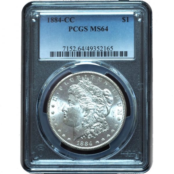 1884-CC Morgan Dollar MS64 PCGS