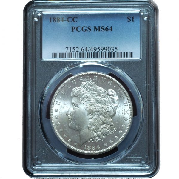 1884-CC Morgan Dollar MS64 PCGS