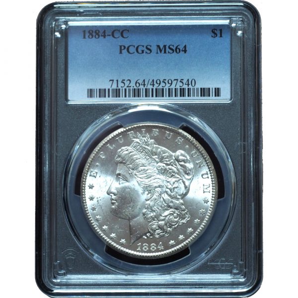 1884-CC Morgan Dollar MS64 PCGS