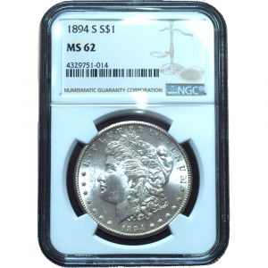 1894-S Morgan Dollar MS62 NGC