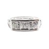 Art Deco Diamond .50ct Band 18k White Gold
