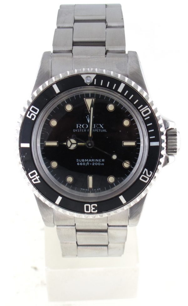 Pre-Owned Rolex No Date Submariner (1989) Stainless Steel 5513 Front