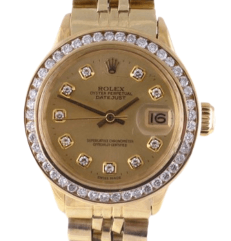Womens Rolex Datejust 1980s yellow gold category picture