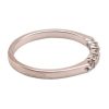 0.20ctw Diamond 5-Stone Band Ring Platinum side