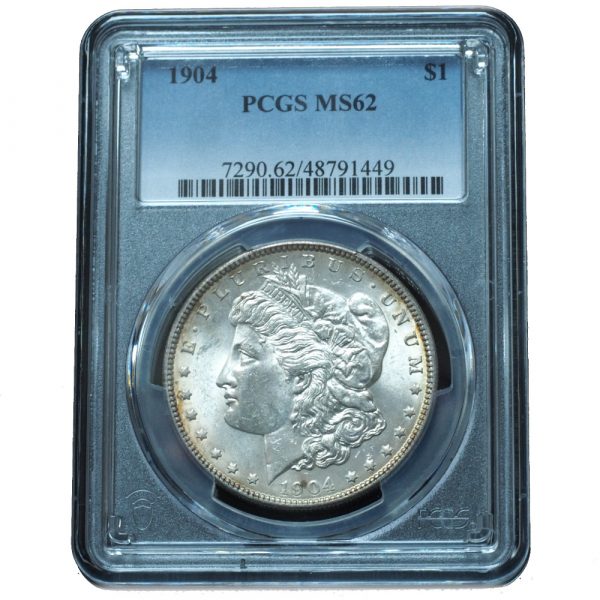 1904 Morgan Dollar MS62 PCGS