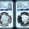 2023-S Morgan & Peace Dollar Proof 2 Coin Set PF70 NGC