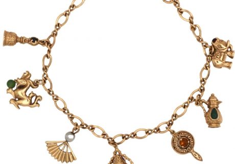 Treasures of The Silk Road Charm Bracelet 14K