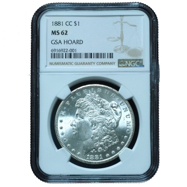 1881-CC Morgan Dollar GSA Hoard MS62 NGC