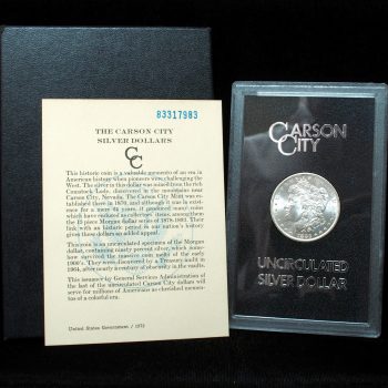 1883-CC Morgan Dollar GSA w/ Box & CoA