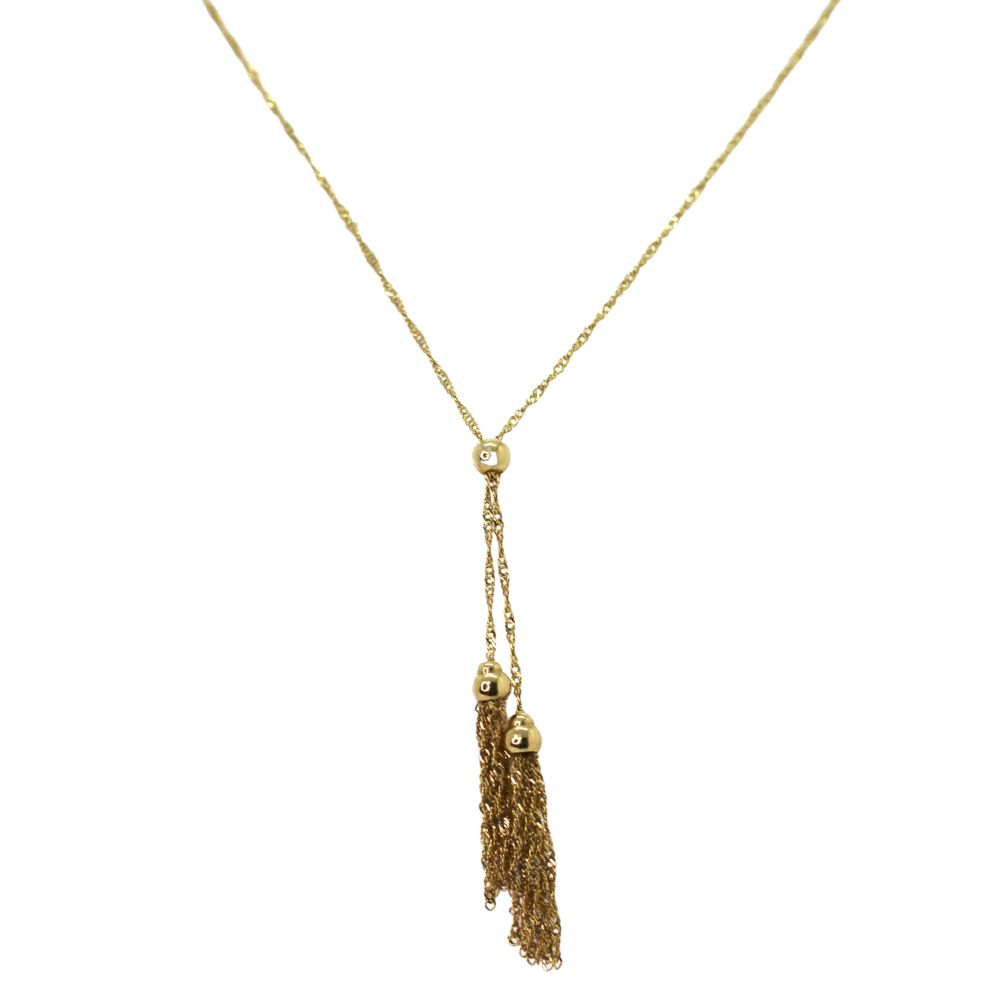 Rope tassel necklace best sale