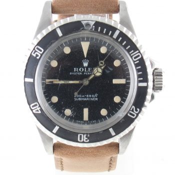 Pre-Owned Vintage Rolex No Date Submariner (1967) Stainless Steel 5513 Front