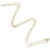 Yellow Gold 2mm Paperclip Chain, 18” Full