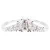 0.34ctw Diamond Boho Curved Band Ring