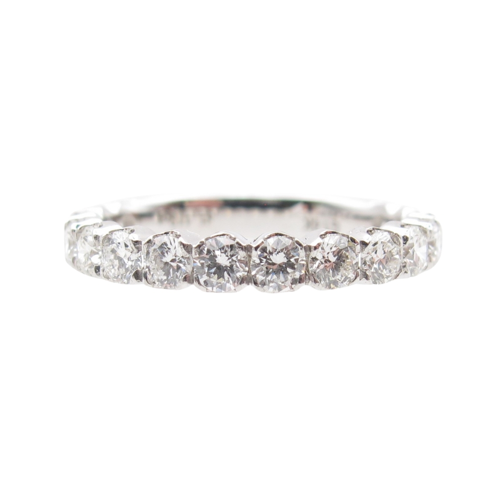 1.13ctw Diamond Stack Band Ring 14K