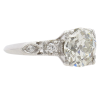 1.82ctw Old European Diamond Edwardian Engagement Ring Side (1)