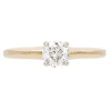 .33ct Old European Vintage Diamond Engagement Ring 14K Side (2)
