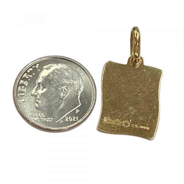 Scorpio Vintage Zodiac Charm 18K Gold (2)